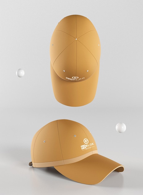 Mockup voor golfpet