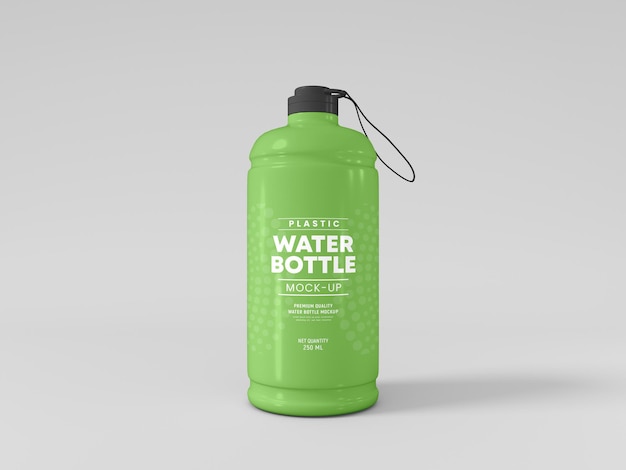 Mockup voor grote waterflessen