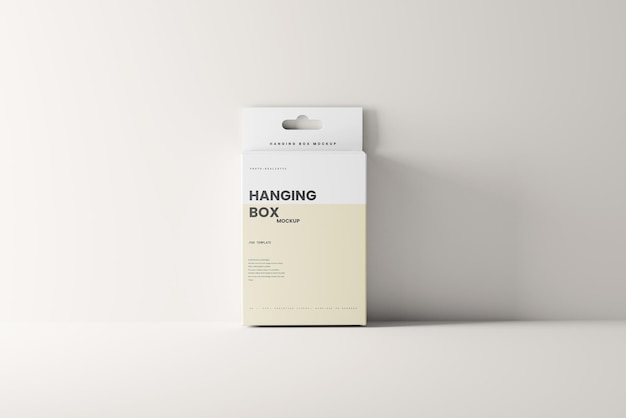 Mockup voor hangende dozen