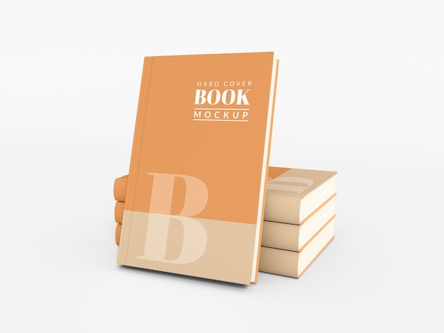 PSD mockup voor hardcover boekomslag