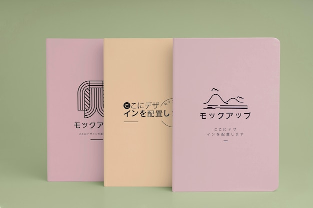 Mockup voor Japanse boekomslag