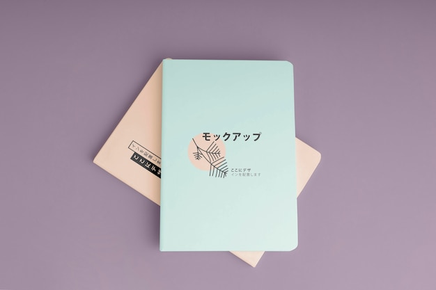 PSD mockup voor japanse boekomslag