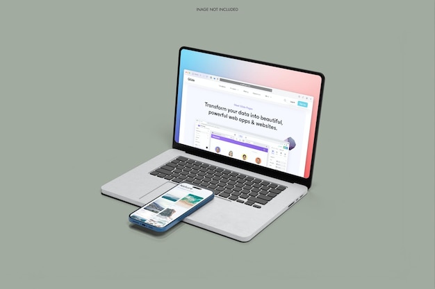 Mockup voor laptop en telefoon