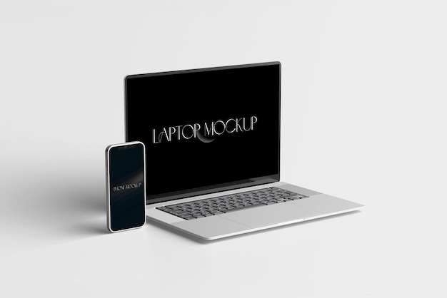 Mockup voor laptop en telefoon