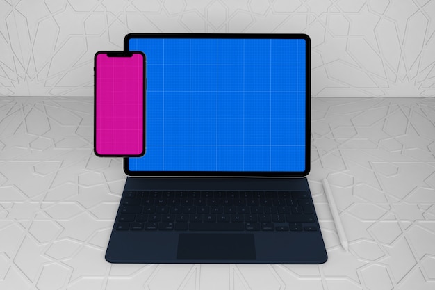 Mockup voor mobiel en tablet