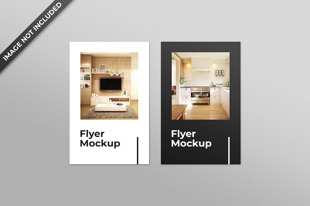 Mockup voor muurflyer