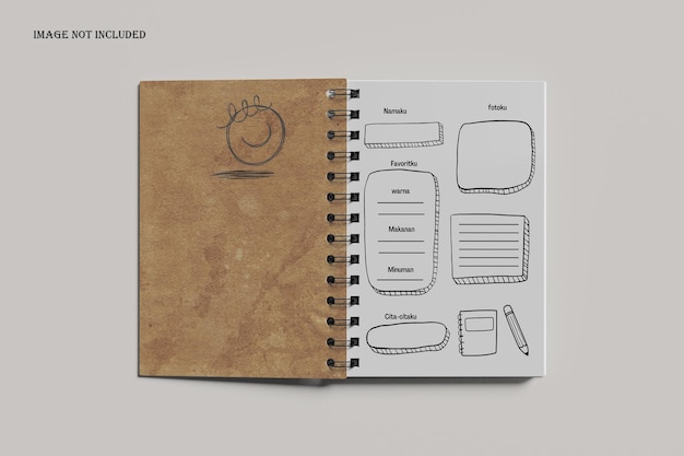 Mockup voor notebooks