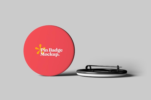 Mockup voor pin-badge