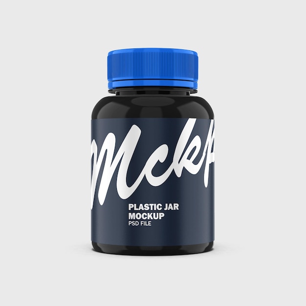 Mockup voor plastic potten