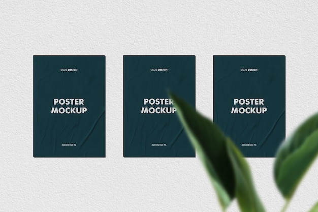 PSD mockup voor posterontwerp