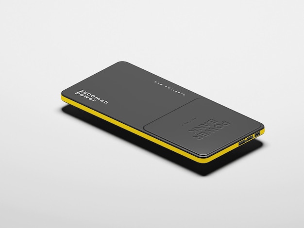 PSD mockup voor powerbank