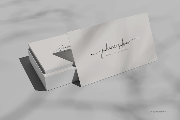 Mockup voor PSD-visitekaartjes