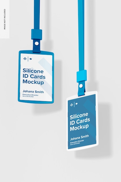 Mockup voor siliconen id-kaarten