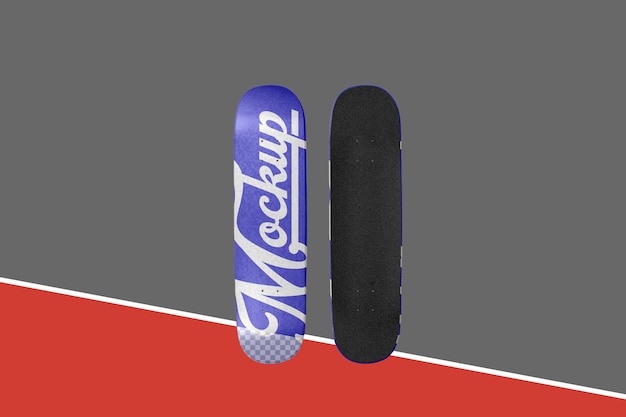 PSD mockup voor skateboarddeck