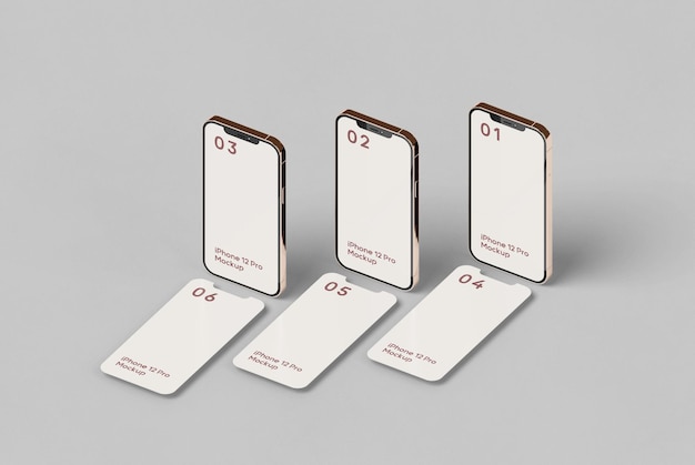 Mockup voor Smarphone-scherm
