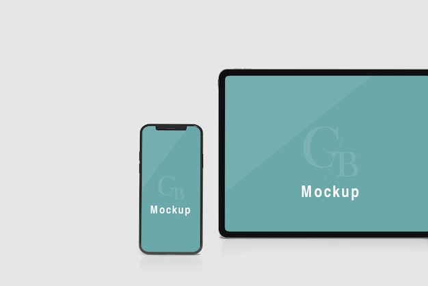 Mockup voor smartphones en tablets