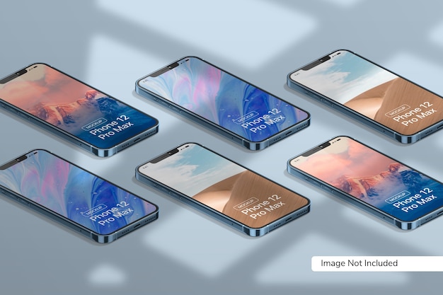 Mockup voor smartphones