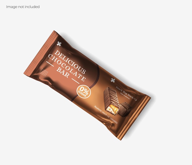 PSD mockup voor snacks, chocolade en snoep