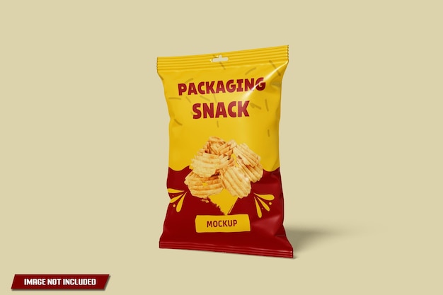 Mockup voor snackzakjes