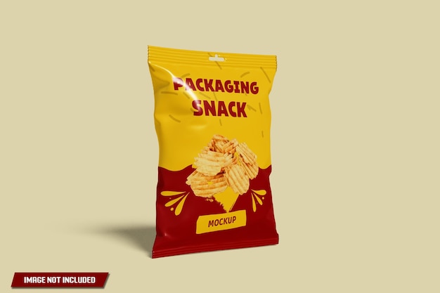 Mockup voor snackzakjes