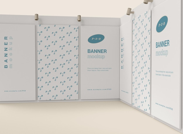 Mockup voor standaardbanners