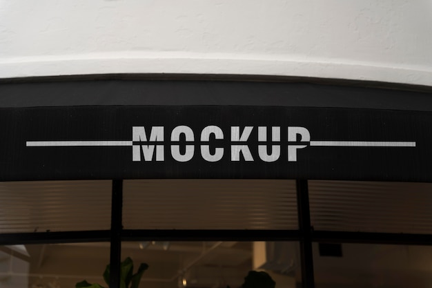 Mockup voor straatreclame in Miami