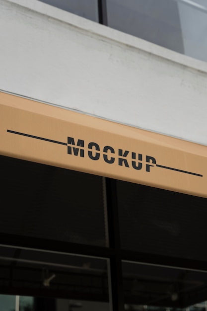 Mockup voor straatreclame in Miami