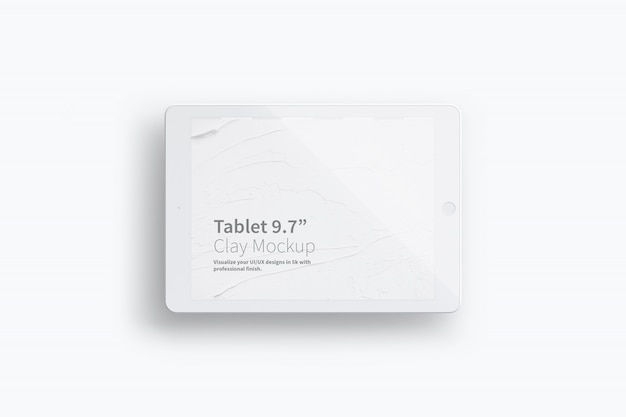 Mockup voor tabletscherm