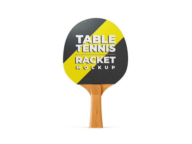 Mockup voor tafeltennisrackets