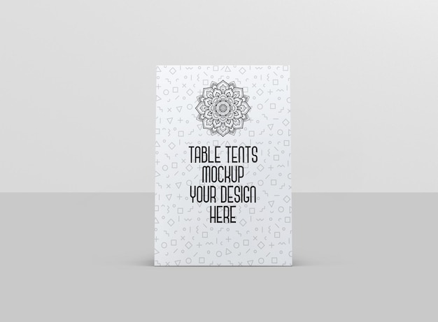 PSD mockup voor tafeltenten