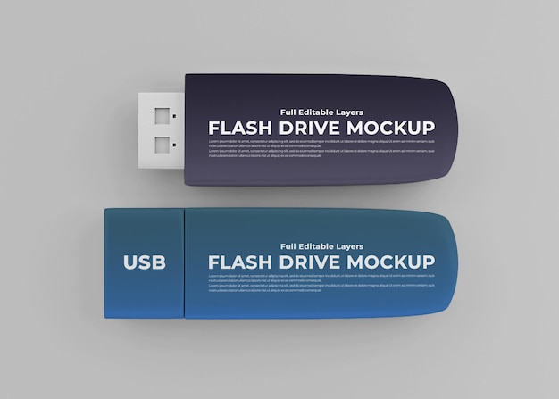 Mockup voor USB-flashstation