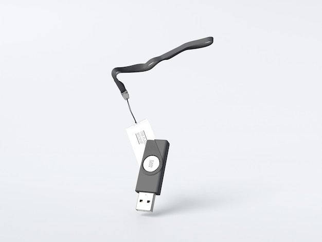 Mockup voor usb-flashstation