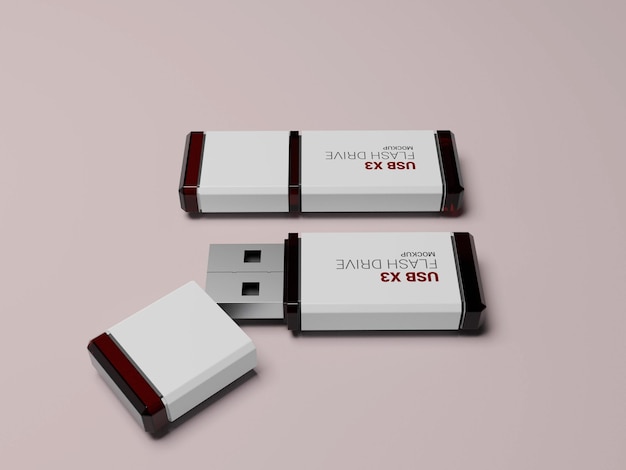 Mockup voor usb-flashstation