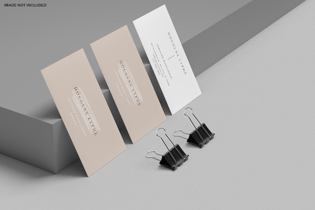 Mockup voor visitekaartjes