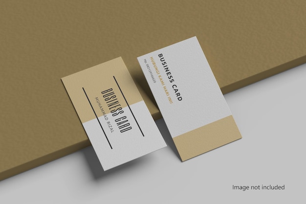 Mockup voor visitekaartjes