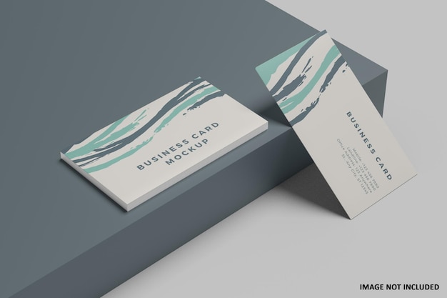 Mockup voor visitekaartjes