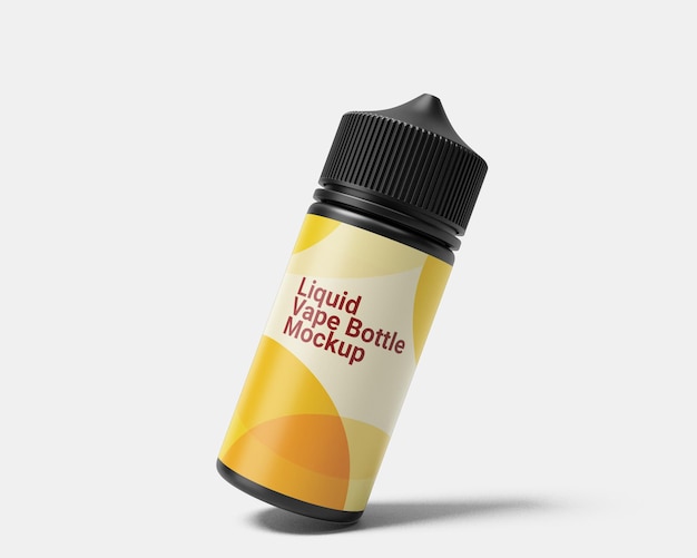 Mockup voor vloeibare vape-druppelfles