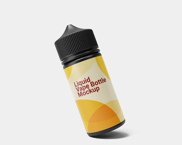 Mockup voor vloeibare vape-druppelfles