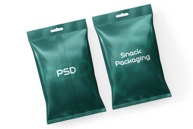 PSD mockup voor voedselverpakking