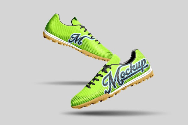 Mockup voor voetbalschoenen