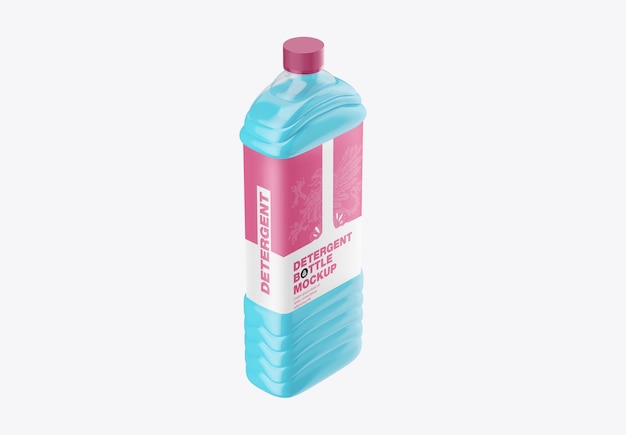 Mockup voor wasmiddelfles