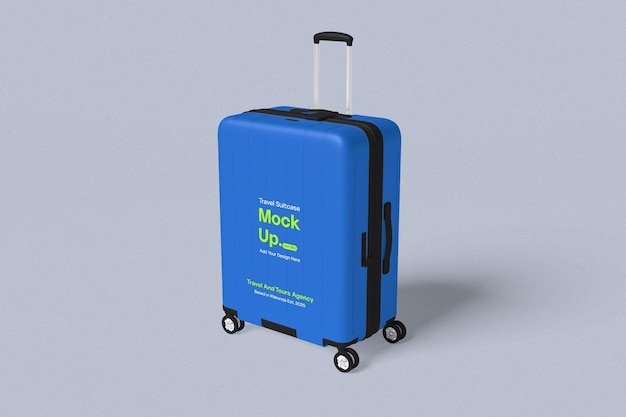 Mockup walizki podróżnej
