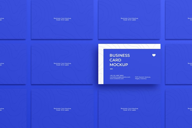 Mockup wizytówki