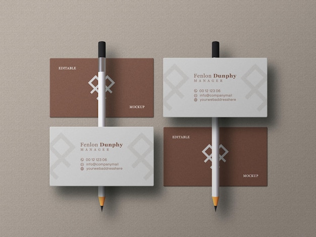 Mockup wizytówki