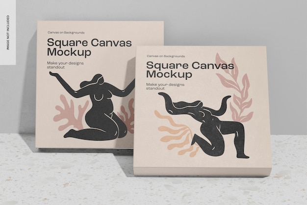 Mockup Zestawu Square Canvas