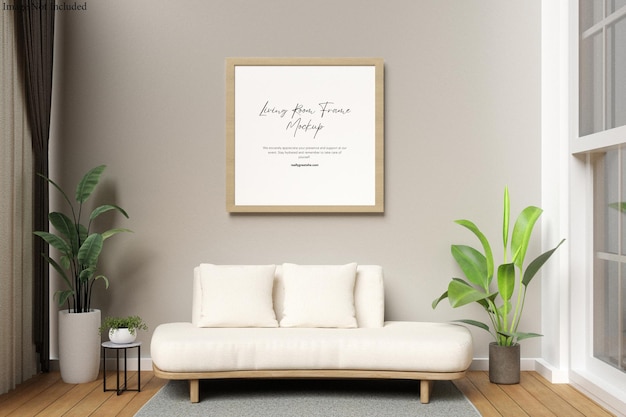 Mockup żywej ramki