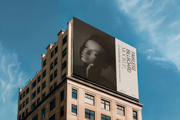 Mockupontwerp van het billboard