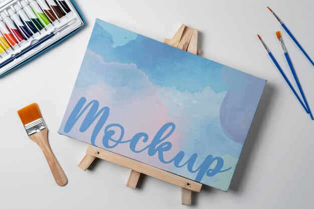 PSD mockupontwerp voor kunstworkshops