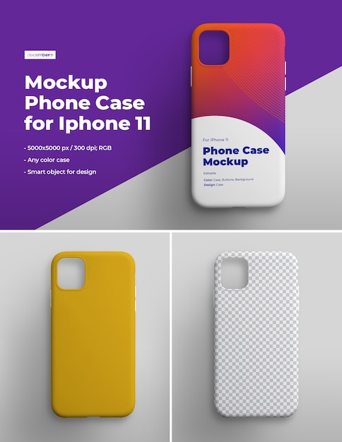 Mockups case voor smartphone