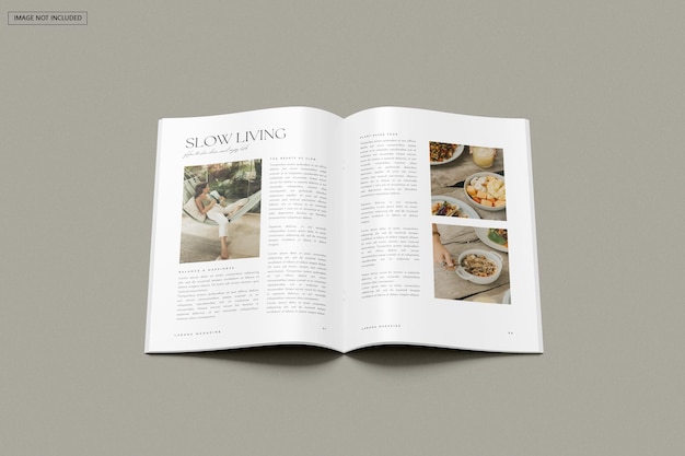 PSD mockups voor brochures en catalogi